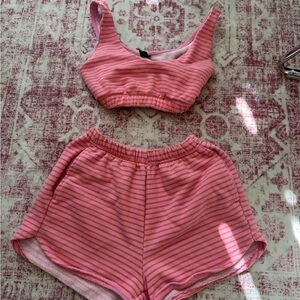 Target Striped Pink Set